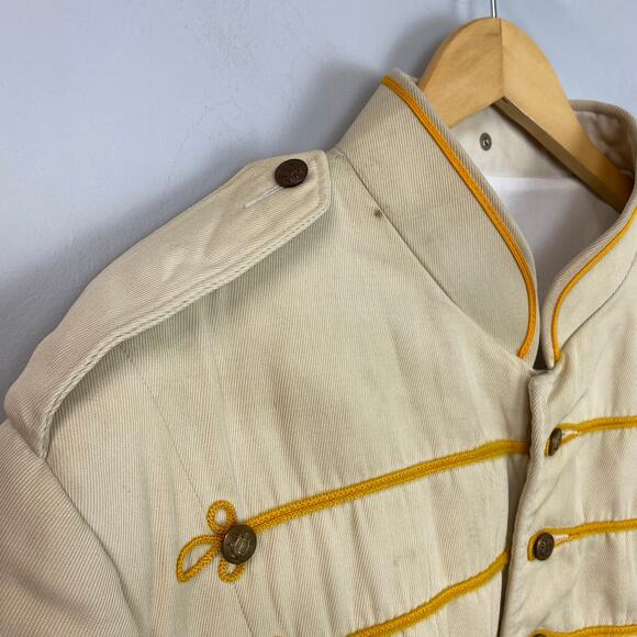 Vintage Broadway Theater Costume War Soldier Hussar Military Band Jacket L/XL - Picture 13 of 16